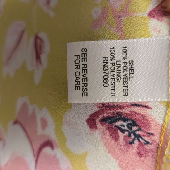 Cato Chic Floral Yellow Blouse - Picture 7 of 8